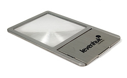 Линза Френеля Levenhuk Zeno 90, 2,5x, 48x45 мм, 1 LED, металл Линза Френеля Levenhuk Zeno 90, 2,5x, 48x45 мм, 1 LED, металл