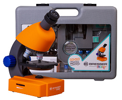 Микроскоп Bresser Junior 40–640x с набором для опытов, в кейсе Микроскоп Bresser Junior 40–640x с набором для опытов, в кейсе