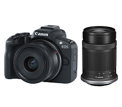 Canon EOS R50 Kit RF-S 18-45mm + 55-210mm беззеркальный фотоаппарат Canon EOS R50 Kit RF-S 18-45mm + 55-210mm беззеркальный фотоаппарат