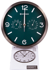 Часы настенные Bresser MyTime ND DCF Thermo/Hygro, 25 см, бирюзовые Часы настенные Bresser MyTime ND DCF Thermo/Hygro, 25 см, бирюзовые