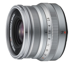 Fujinon XF 16mm f/2.8 R WR Silver объектив Fujinon XF 16mm f/2.8 R WR Silver объектив