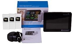 Метеостанция Bresser Thermo Hygro Quadro NLX с тремя датчиками Метеостанция Bresser Thermo Hygro Quadro NLX с тремя датчиками
