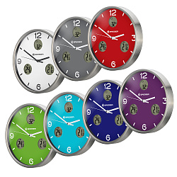 Часы настенные Bresser MyTime io NX Thermo/Hygro, 30 см, белые Часы настенные Bresser MyTime io NX Thermo/Hygro, 30 см, белые