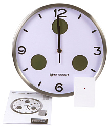 Часы настенные Bresser MyTime io NX Thermo/Hygro, 30 см, белые Часы настенные Bresser MyTime io NX Thermo/Hygro, 30 см, белые
