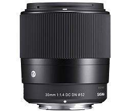 Sigma AF 30mm f/1.4 DC DN (Contemporary) for Sony E-mount объектив Sigma AF 30mm f/1.4 DC DN (Contemporary) for Sony E-mount объектив